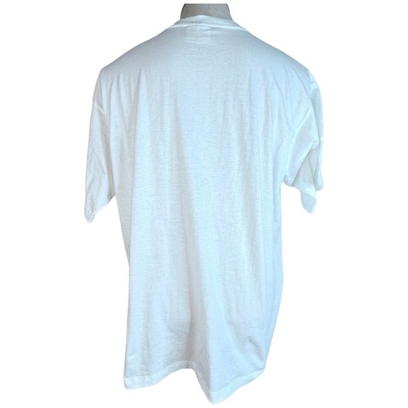 Vintage Smiley Face Dreadlocks T Shirt St Thomas Virgin Islands Size XXL White - Picture 4 of 8